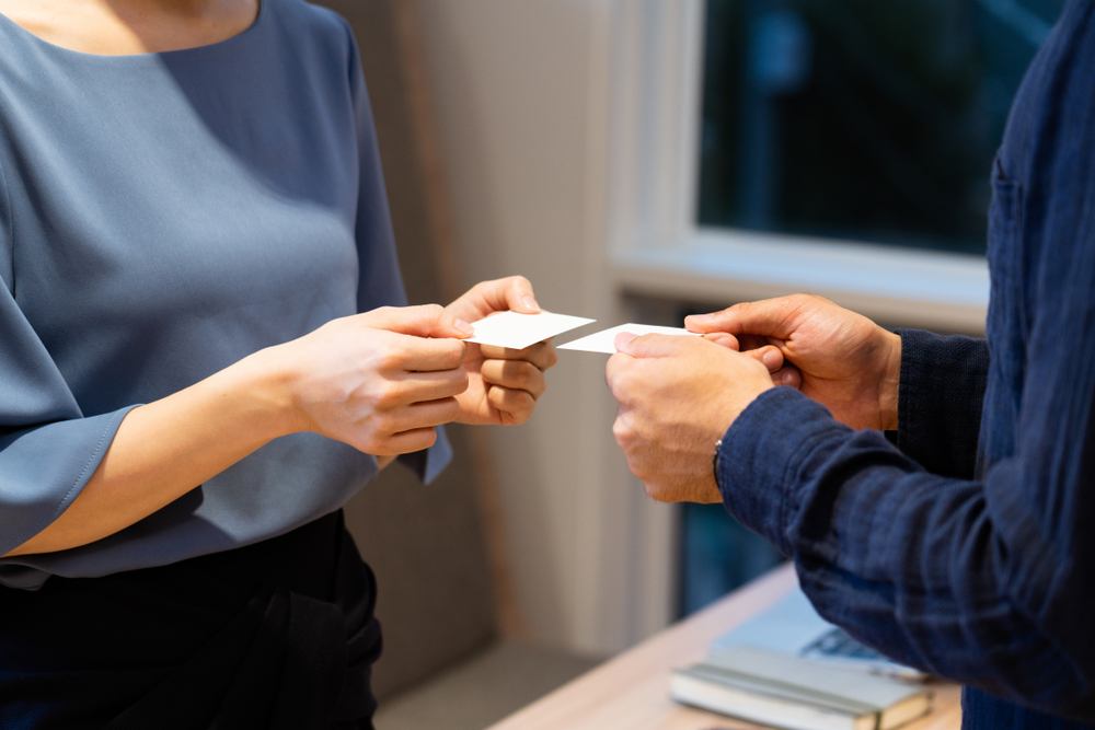 Establishing credentials with Japanese business people